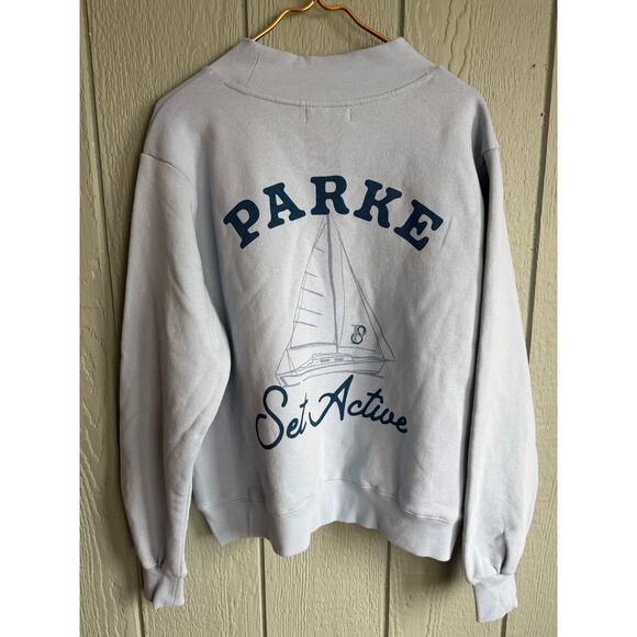 NWOT Parke SET X Parke Sail Graphic Mockneck, S/M - Picture 9 of 9